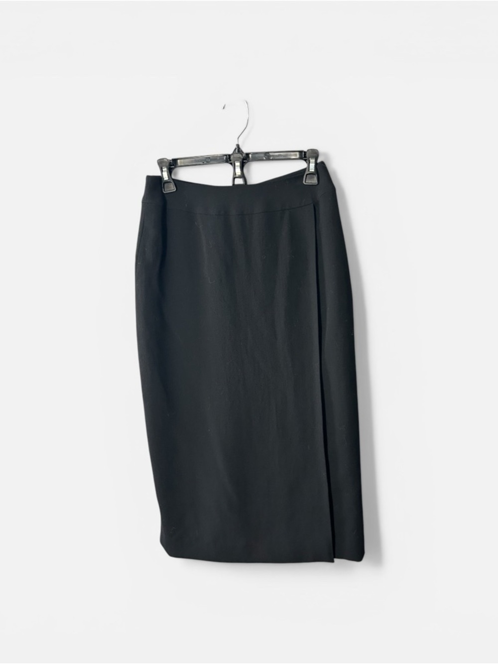 Veronica Stevens Pure Wool Pencil Wrap Lined Skirt Career Classic Timeless Sz 4